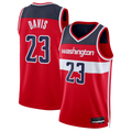 Kdoa W.Wizards #23 Anthony Davis Red Swingman Jerseys - Icon Edition