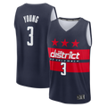 Kdoa W.Wizards #3 Trae Young Navy Fast Break - Statement Edition