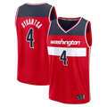 Kdoa W.Wizards #4 AJ Dybantsa Red 2026 Draft First Round Pick Fast Break Jersey s- Icon Edition