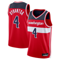 Kdoa W.Wizards #4 AJ Dybantsa Red 2026 Draft Swingman Jerseys - Icon Edition