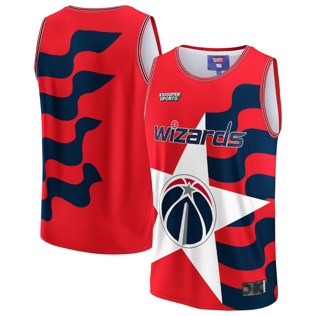 Kdoa W.Wizards & KidSuper Studios by Red Hometown Jerseys
