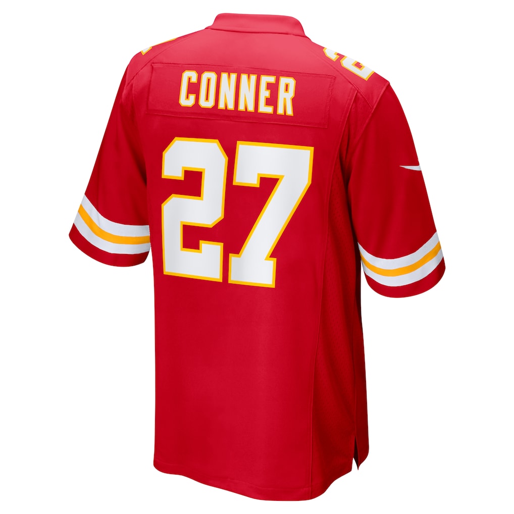 Kdoa KC.Chiefs #27 Chamarri Conner Red Game Jersey