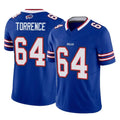 B.Bills #64 O'Cyrus Torrence Player Royal Vapor F.U.S.E. Limited Home Game Kdoa Stitched Jerseys