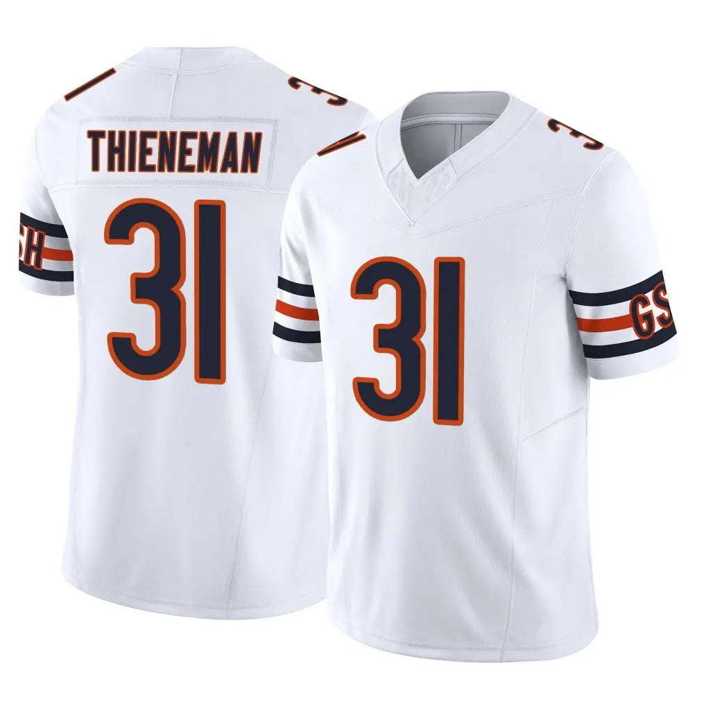 C.Bears #31 Dillon Thieneman Player White Vapor F.U.S.E. Limited Home Game Kdoa Stitched Jerseys