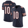 C.Bears #10 Luther Burden III Player Navy Vapor Untouchable Limited Home Game Kdoa Stitched Jerseys