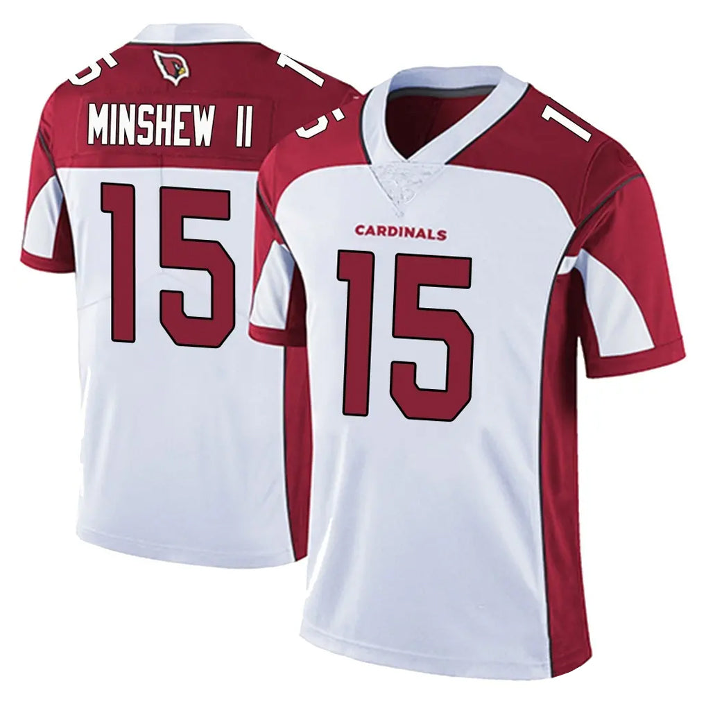 A.Cardinals #15 Gardner Minshew II Player White Vapor Limited Home Game Kdoa Stitched Jerseys