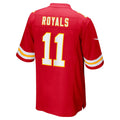 Kdoa KC.Chiefs #11 Jalen Royals Red Team Game Jersey