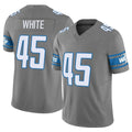 D.Lions #45 Devin White Player Gray Vapor F.U.S.E. Limited Home Game Kdoa Stitched Jerseys