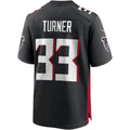 Kdoa A.Falcons #33 Michael Turner Black Game Retired Player Jersey