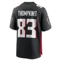Kdoa A.Falcons #83 Deven Thompkins Black Team Game Jersey