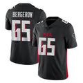 A.Falcons #65 Matthew Bergeron Player Black Vapor Untouchable Limited Home Game Kdoa Stitched Jerseys