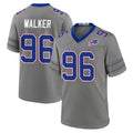 B.Bills #96 Deone Walker Player Gray Nickel City Home Game Kdoa Stitched Jerseys