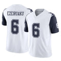 D.Cowboys #6 Donovan Ezeiruaku Player White-Navy Limited Vapor F.U.S.E. Home Game Xdoa Stitched Jerseys