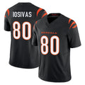 C.Bengals #80 Andrei Iosivas Player Black Vapor F.U.S.E. Limited Home Game Kdoa Stitched Jerseys