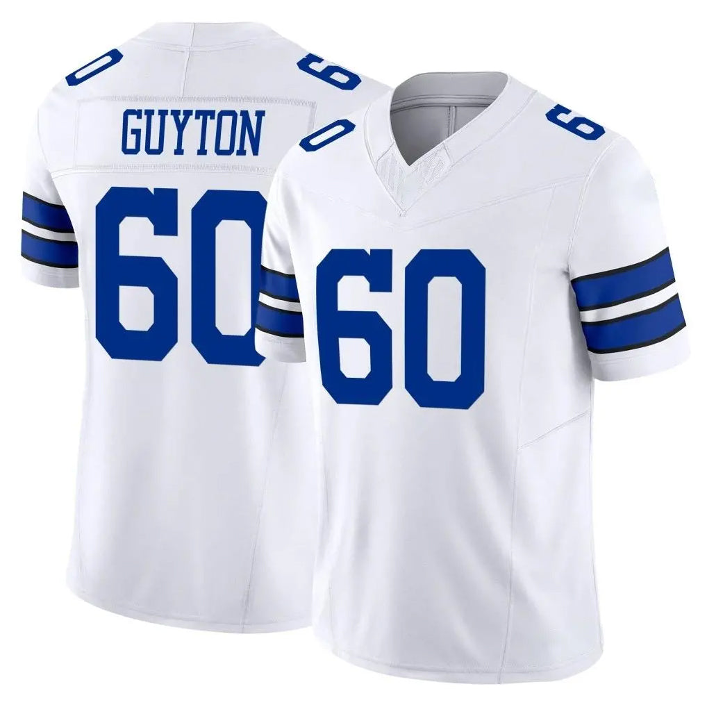 D.Cowboys #60 Tyler Guyton Player White Limited Vapor F.U.S.E. Home Game Xdoa Stitched Jerseys