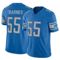 D.Lions #55 Derrick Barnes Player Blue Vapor F.U.S.E. Limited Home Game Kdoa Stitched Jerseys