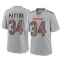 C.Bears #34 Walter Payton Player Gray Atmosphere Fashion Game Kdoa Stitched Jerseys