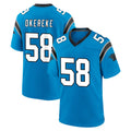 C.Panthers #58 Bobby Okereke Player Blue Home Game Kdoa Stitched Jerseys