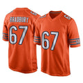 C.Bears #67 Garrett Bradbury Player Orange Home Game Kdoa Stitched Jerseys