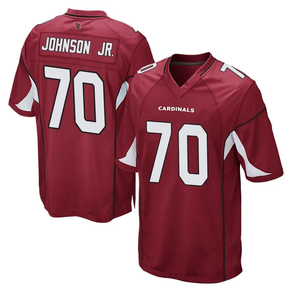 A.Cardinals #70 Paris Johnson Jr. Player Cardinal Home Game Kdoa Stitched Jerseys