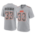 C.Browns #33 Ronnie Hickman Player Gray Atmosphere Fashion Game Kdoa Stitched Jerseys