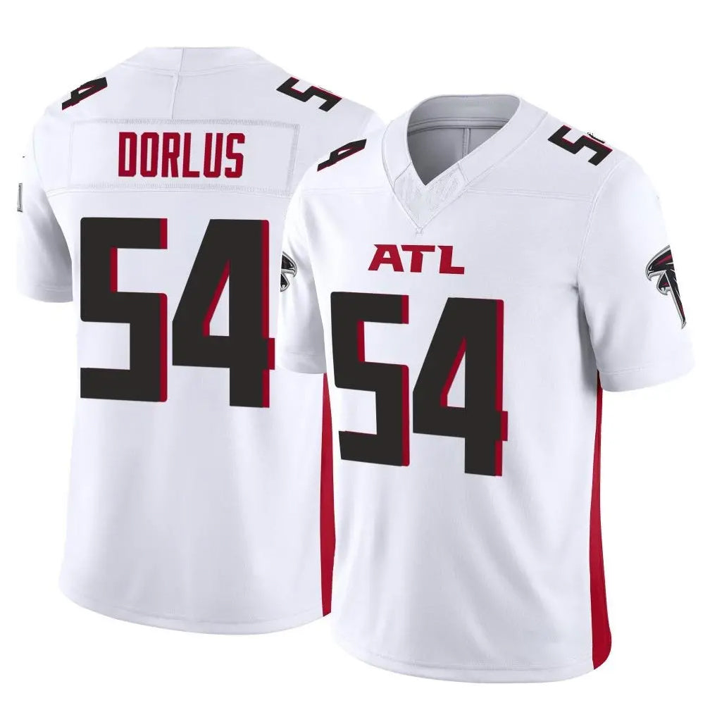 A.Falcons #54 Brandon Dorlus Player White Vapor F.U.S.E. Limited Kdoa Stitched Jerseys