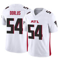 A.Falcons #54 Brandon Dorlus Player White Vapor F.U.S.E. Limited Kdoa Stitched Jerseys
