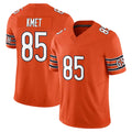 C.Bears #85 Cole Kmet Player Orange Vapor F.U.S.E. Limited Home Game Kdoa Stitched Jerseys