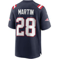 Kdoa NE.Patriots #28 Curtis Martin Navy Game Retired Player Jersey
