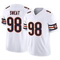 C.Bears #98 Montez Sweat Player White Vapor F.U.S.E. Limited Home Game Kdoa Stitched Jerseys
