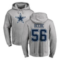 D.Cowboys #56 Cooper Beebe Player Gray LOGO Pullover Hoodie Limited Xdoa Stitched Jerseys