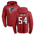 A.Falcons #54 Brandon Dorlus Player Red Pullover Hoodies Home Game Kdoa Stitched Jerseys