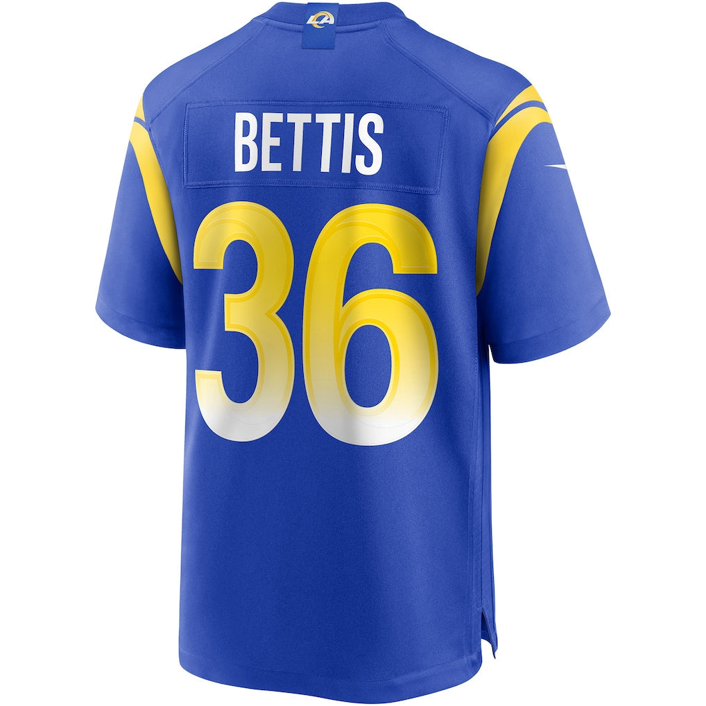 Kdoa LA.Rams #36 Jerome Bettis Royal Game Retired Player Jersey