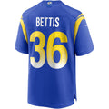 Kdoa LA.Rams #36 Jerome Bettis Royal Game Retired Player Jersey
