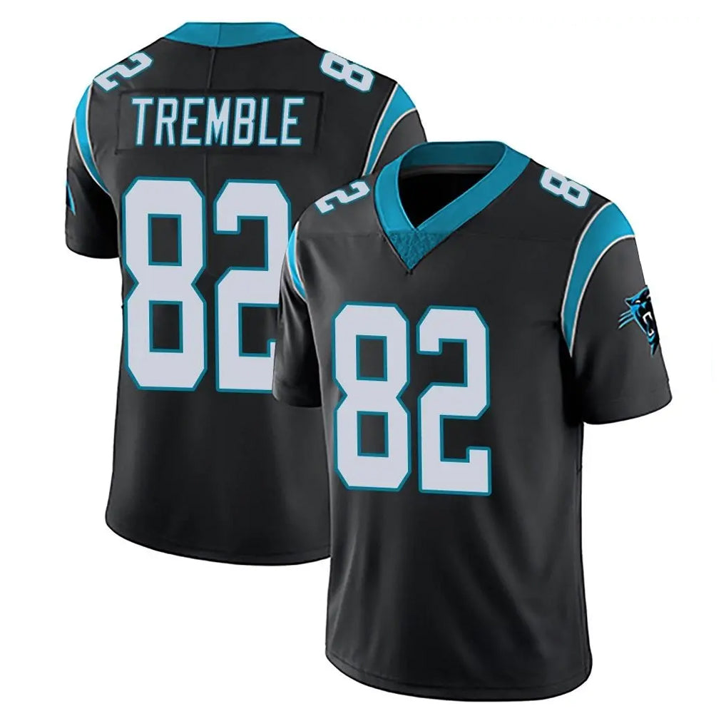C.Panthers #82 Tommy Tremble Player Black Vapor Untouchable Limited Game Kdoa Stitched Jerseys