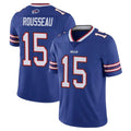 B.Bills #15 Greg Rousseau Player Royal Vapor Untouchable Limited Kdoa Stitched Jerseys