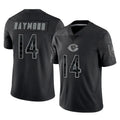 C.Bears #14 Kalif Raymond Player Black REFLECTIVE Limited Game Kdoa Stitched Jerseys