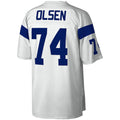 Kdoa LA.Rams #74 Merlin Olsen Mitchell & Ness White Legacy Replica Jersey