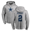 D.Cowboys #2 Cobie Durant Player Gray LOGO Pullover Hoodie Limited Xdoa Stitched Jerseys