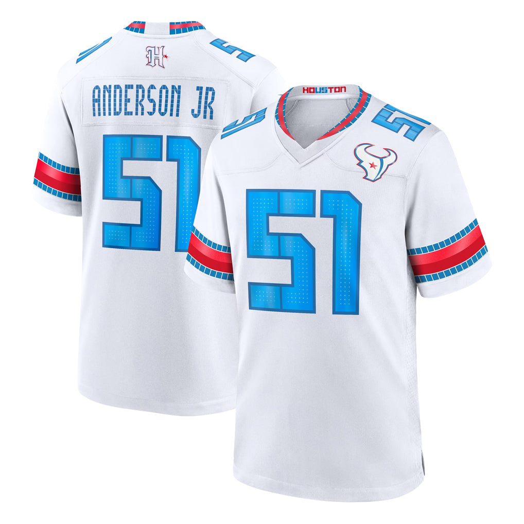 H.Texans #51 Will Anderson Jr. Player Whtie 2026 Rivalries Vapor Home Game Kdoa Stitched jerseys