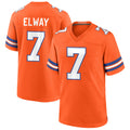 D.Broncos #7 John Elway Player Orange Throwback Game Kdoa Stitched Jerseys