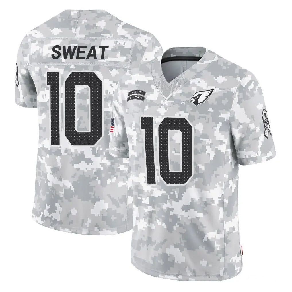 A.Cardinals #10 Josh Sweat Player Arctic Camo Limited Salute To Service Home Game Kdoa Stitched Jerseys