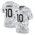A.Cardinals #10 Josh Sweat Player Arctic Camo Limited Salute To Service Home Game Kdoa Stitched Jerseys