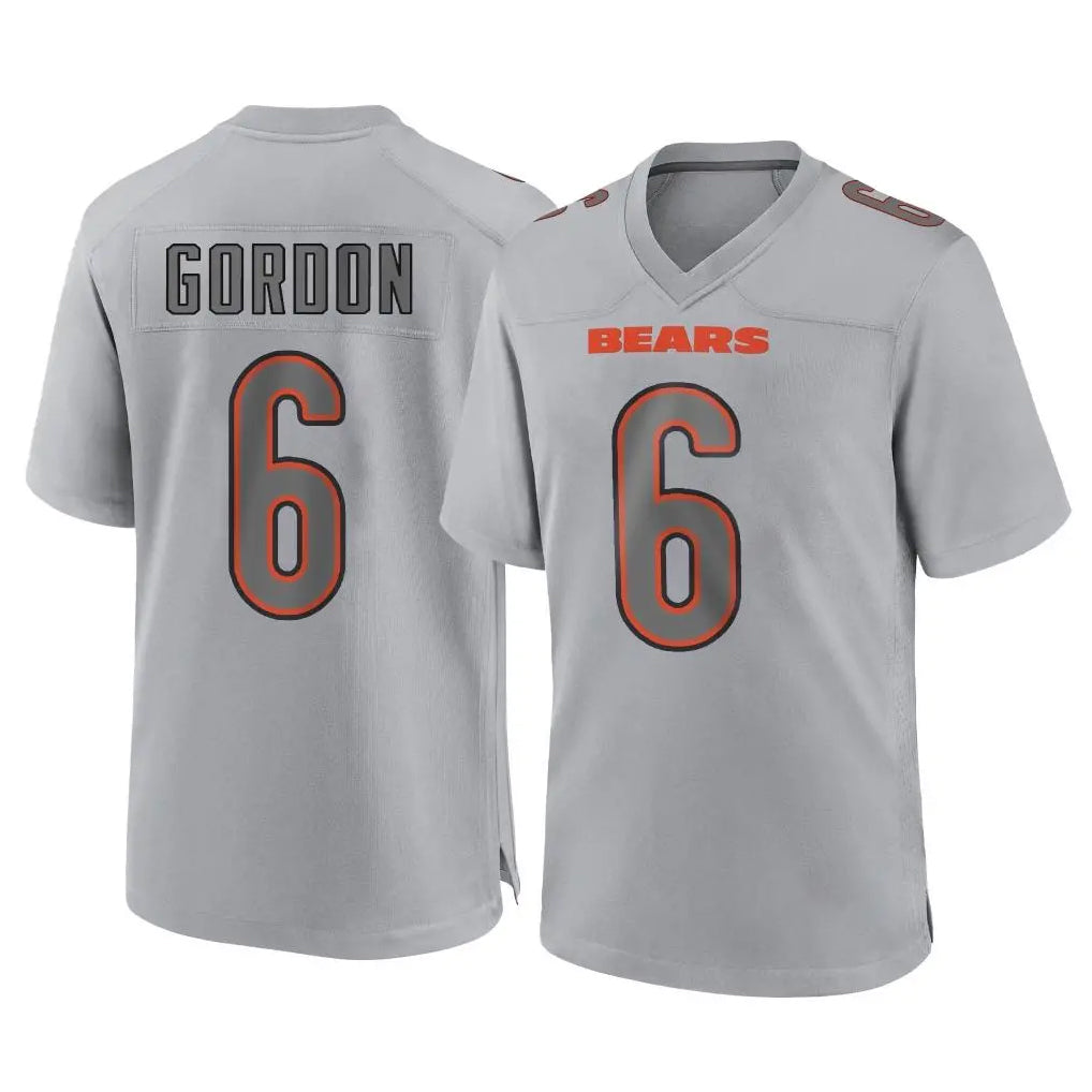 C.Bears #6 Kyler Gordon Player Gray Atmosphere Fashion Game Kdoa Stitched Jerseys