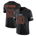D.Broncos #60 Luke Wattenberg Player Black Impact Limited Game Kdoa Stitched Jerseys