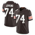 C.Browns #74 Elgton Jenkins Player Brown Color Vapor Untouchable Limited Home Game Kdoa Stitched Jerseys