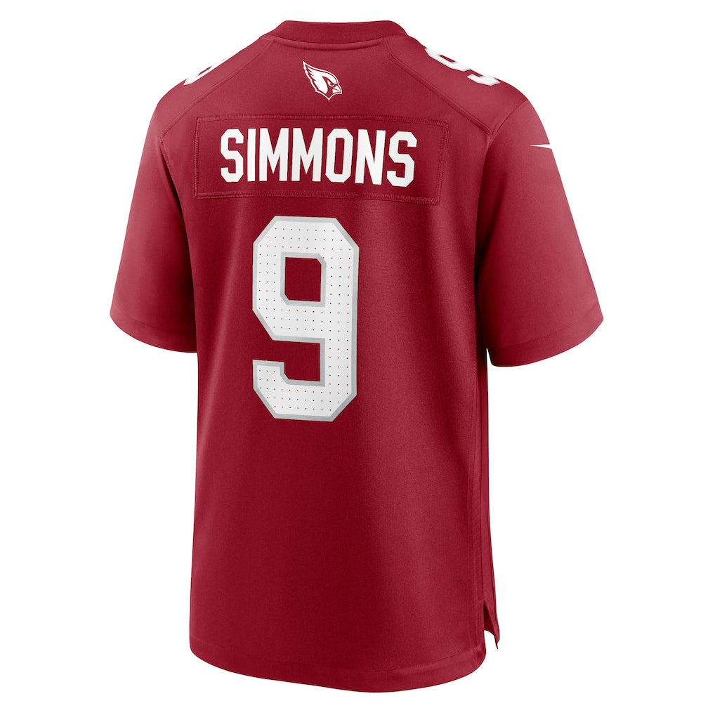 Kdoa A.Cardinals #9 Isaiah Simmons Cardinal Team Game Jersey