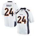 D.Broncos #24 Champ Bailey Player White Game Kdoa Stitched Jerseys