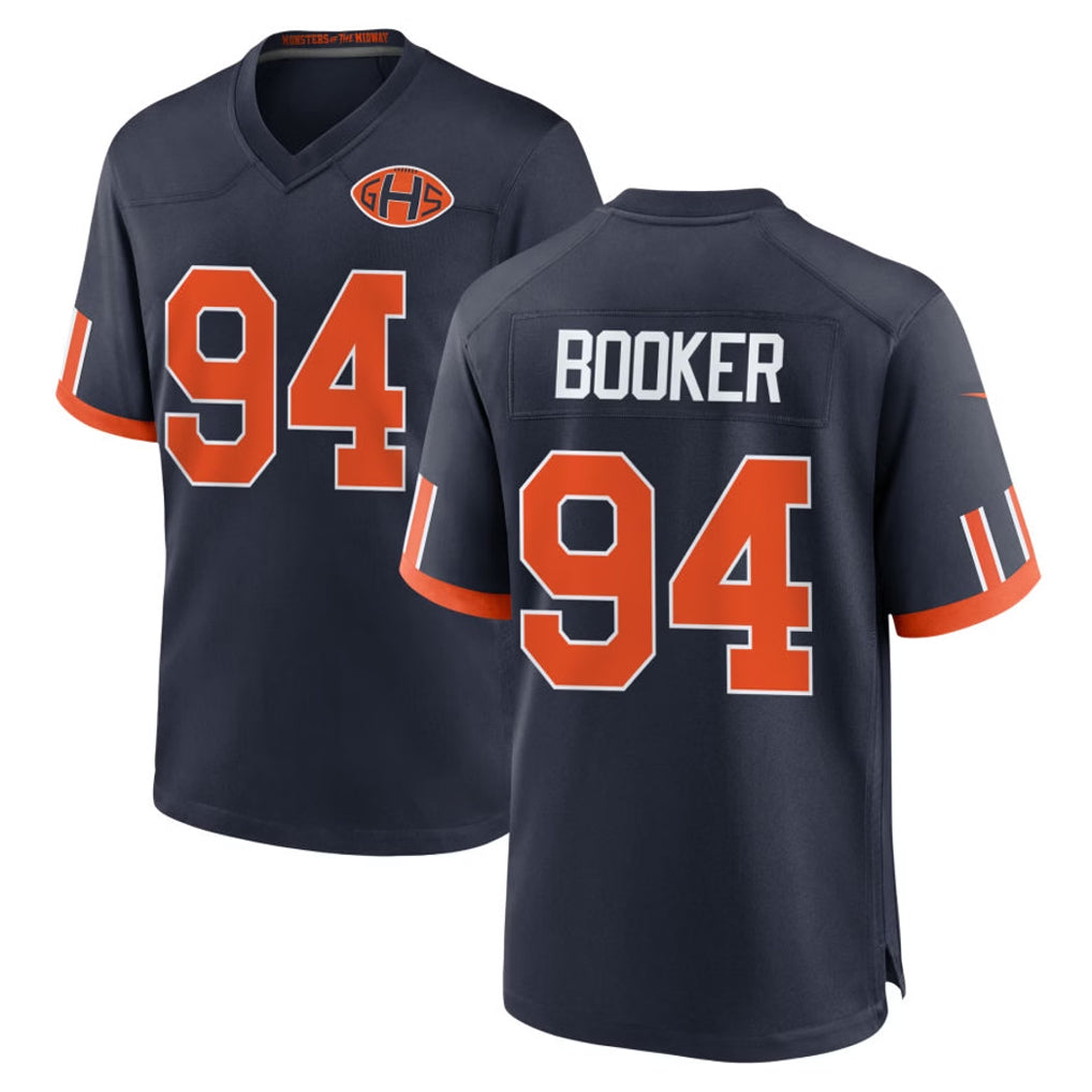 C.Bears #94 Austin Booker Player Navy 2026 Rivalries Collection Home Game Kdoa Stitched Jerseys