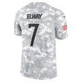 D.Broncos #7 John Elway Player Arctic Camo Salute to Service Limited Kdoa Stitched Jerseys